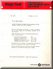 Image: 1968 Dodge Truck Prod.Info Letter No.5